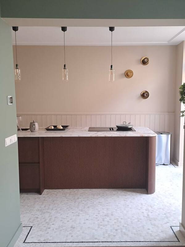 Mosaic Hexagon in de Keuken