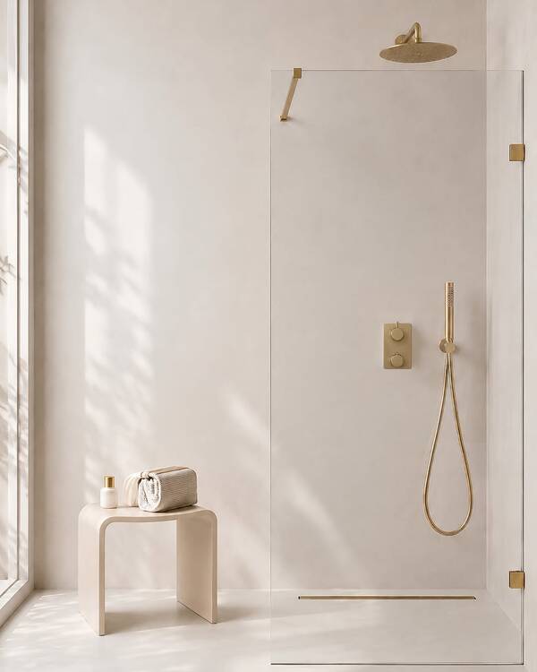 Luxe badkamerinspiratie met tegels