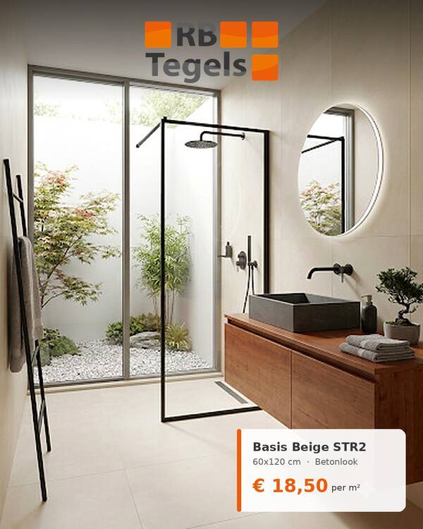 Moderne Basis Beige Tegels 60x120 cm