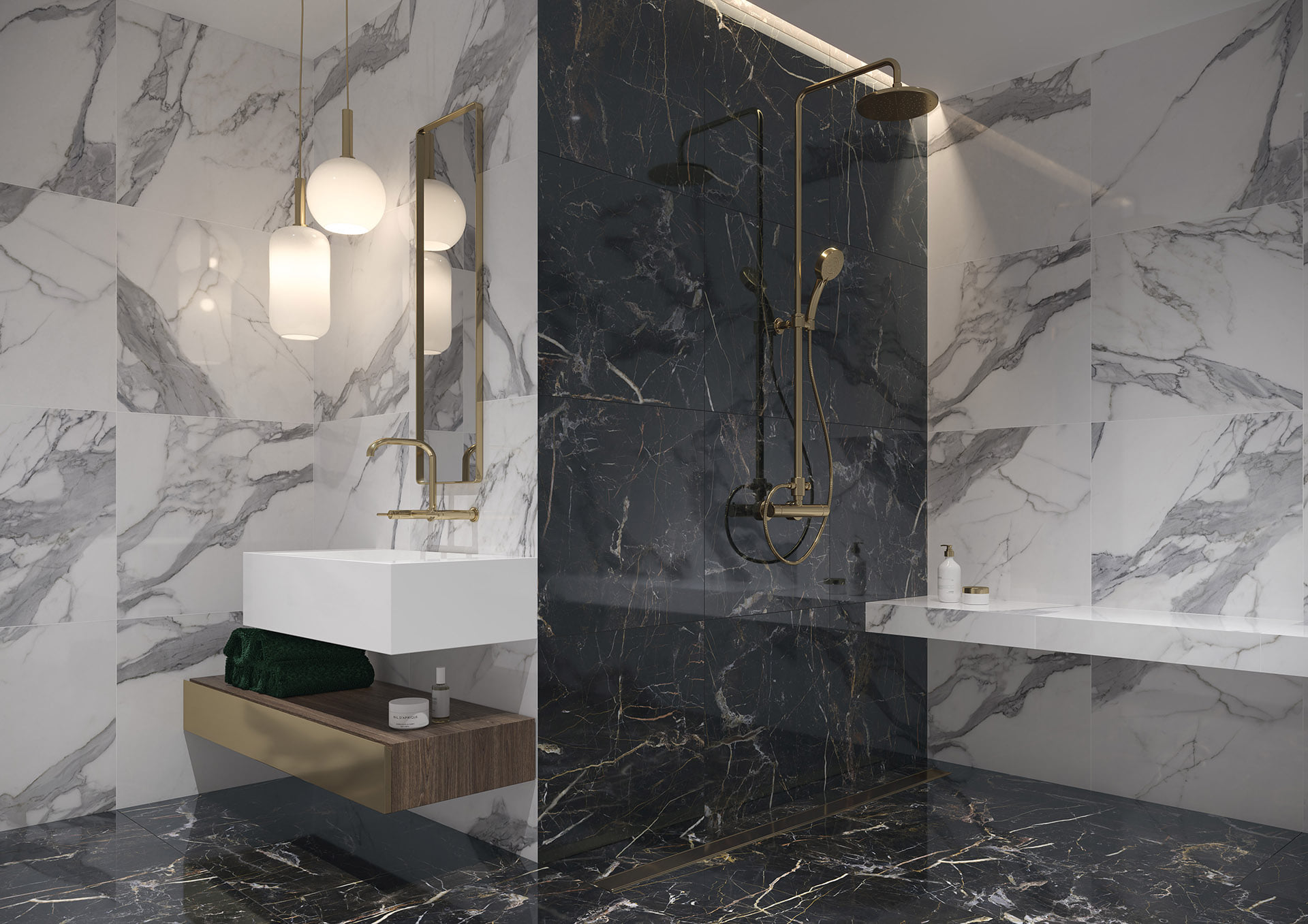 Marquina Gold Polish & Mat