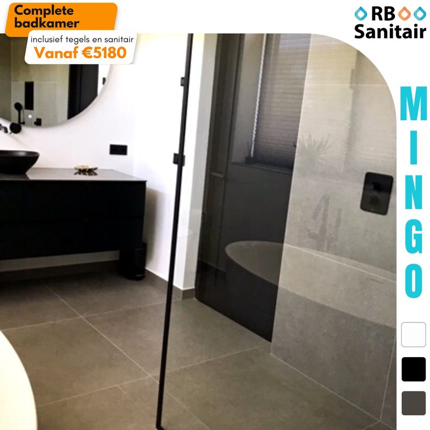 Laat je inspireren en bekijk ons voorstel voor een complete badkamer - Mingo ⤵