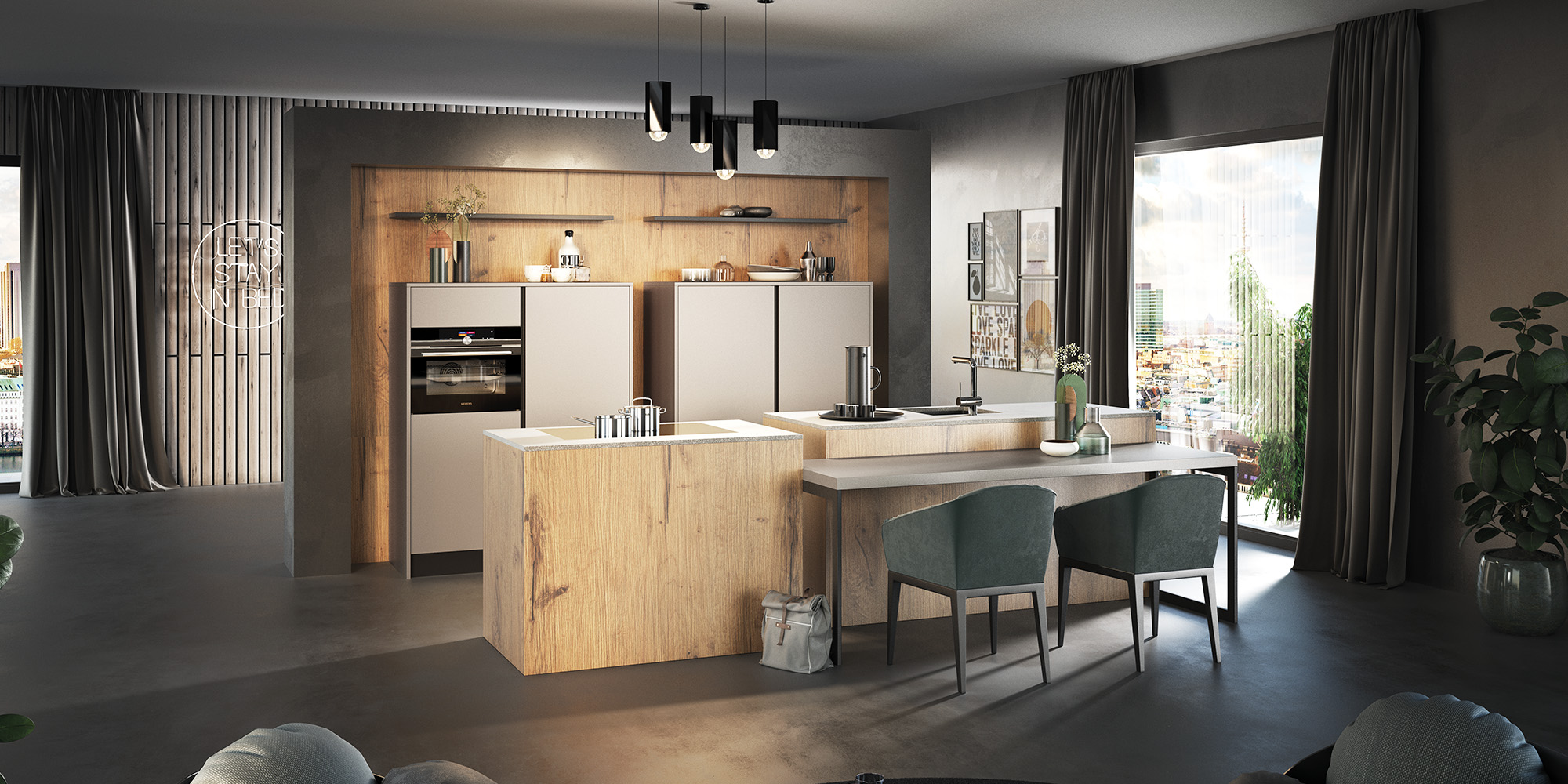 Industriële keukens | Split Oak Zerox