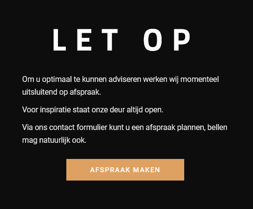 Afspraak Maken ?