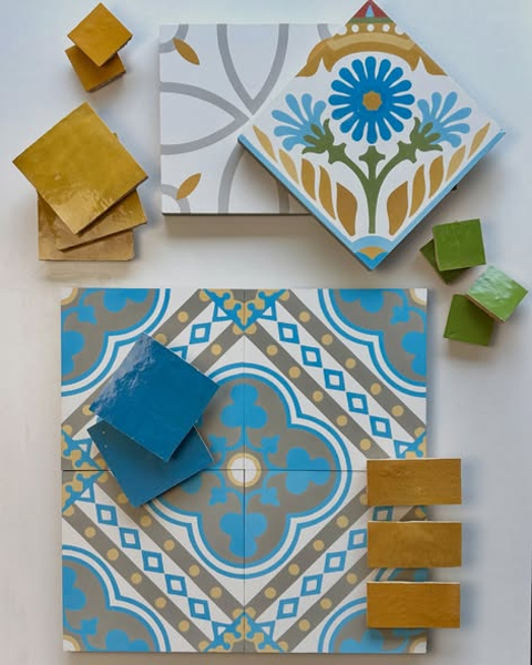 Cementtegels en Mozaïek