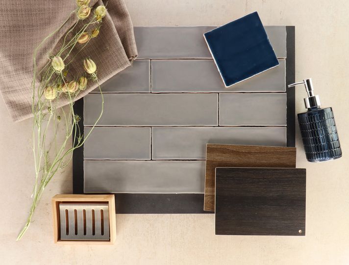 Wandtegel 7.5x30 cm Cifre Colonial Grey Brillo RBT114 €45 per m²