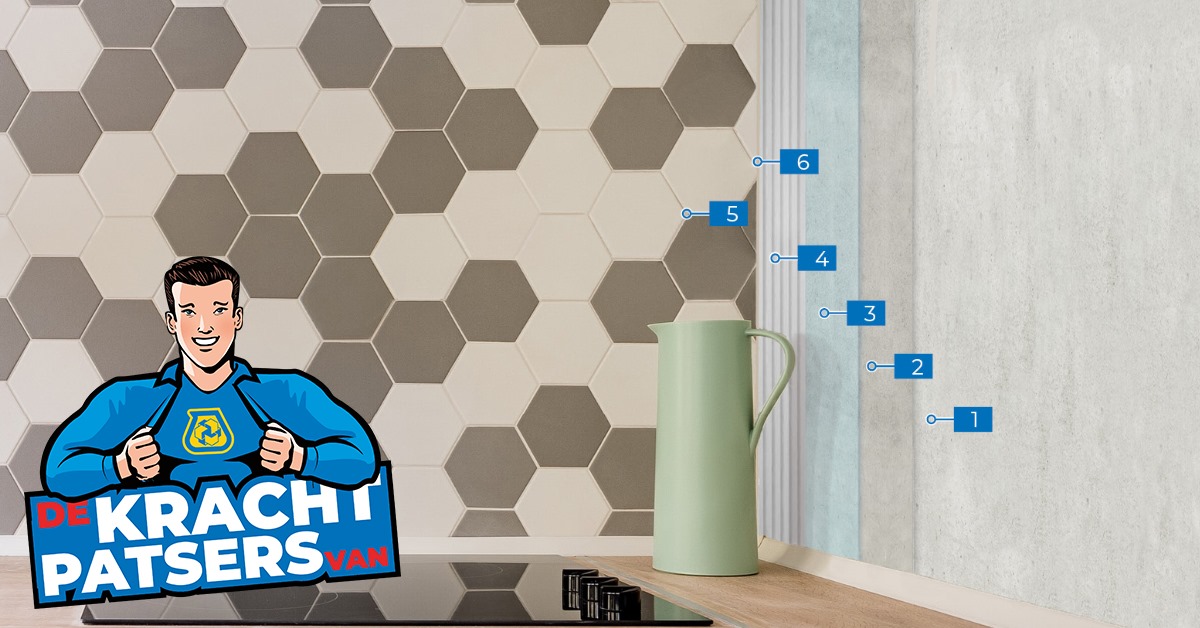 Krachtpatsers: stucmortel van Mapei