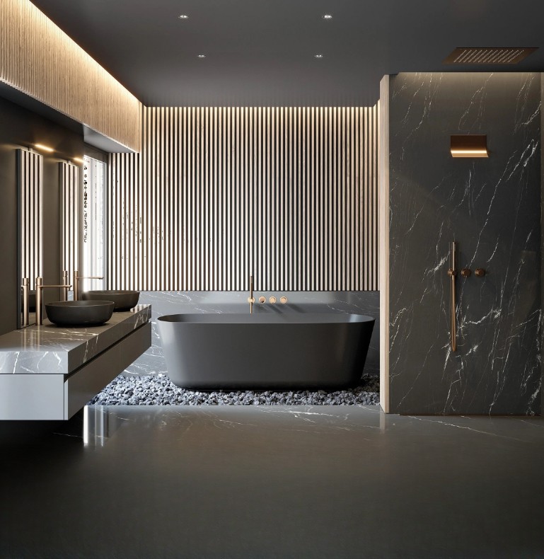 🛁 Natuursteen Tegels voor een Luxe Badkamer